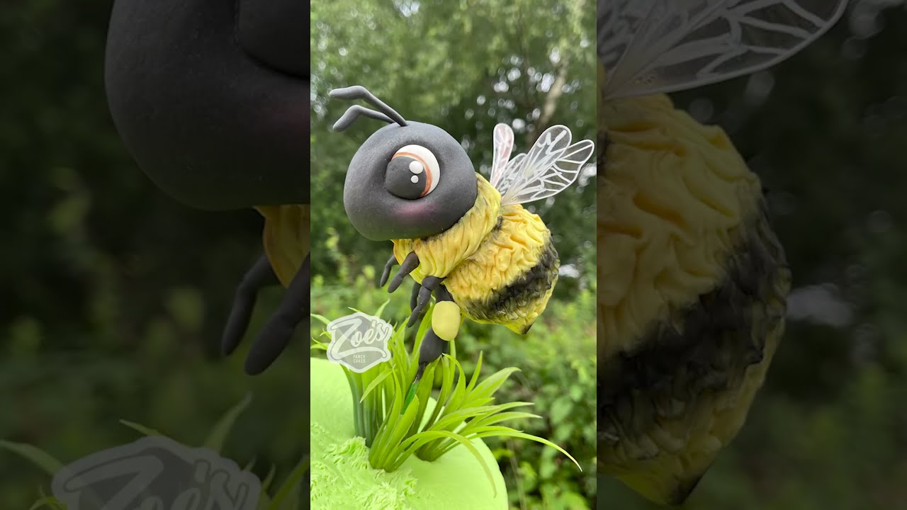 🐝THIS BEE IS A CAKE TOPPER!?🐝 youtube shorts