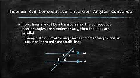 Parallel and Perpendicular Lines Ps and Ts Video