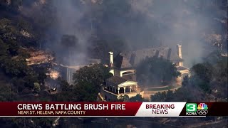Crystal Fire: Forward progress stopped on vegetation fire in Napa County