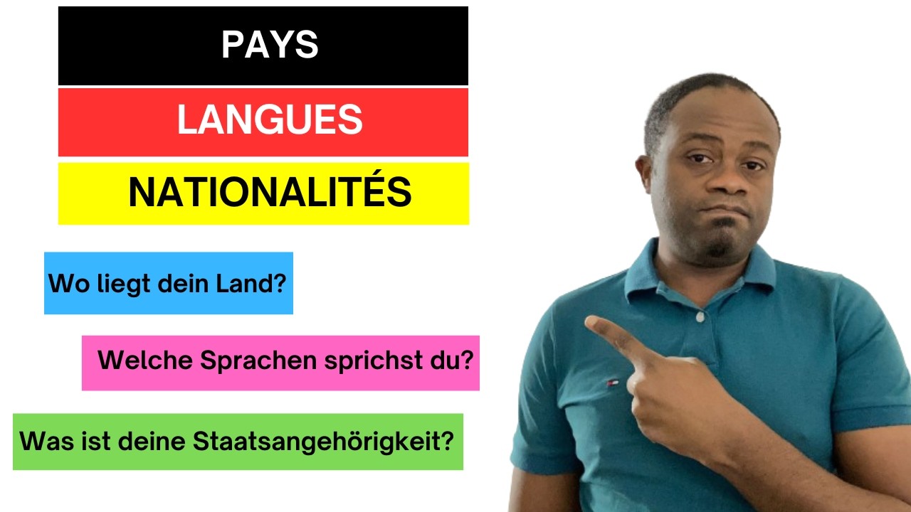 PAYS, LANGUES et NATIONALITÉS. Voici le SECRET pour tout connaître