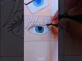 Gojo eye drawing ✨✨#drawing #anime