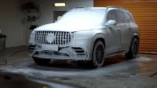 【Mercedes GLS 63 AMG】Full Detailing - A 6min Mind Rest