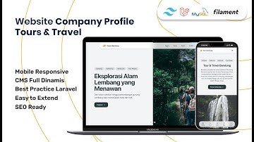 Source Code Website Booking Tours & Travel – Laravel 12 + Filament 4 + Tailwind CSS
