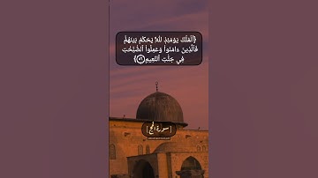 سورة الحج الآية ٥٥ الى ٥٧ بصوت الشيخ محمد صديق المنشاوي