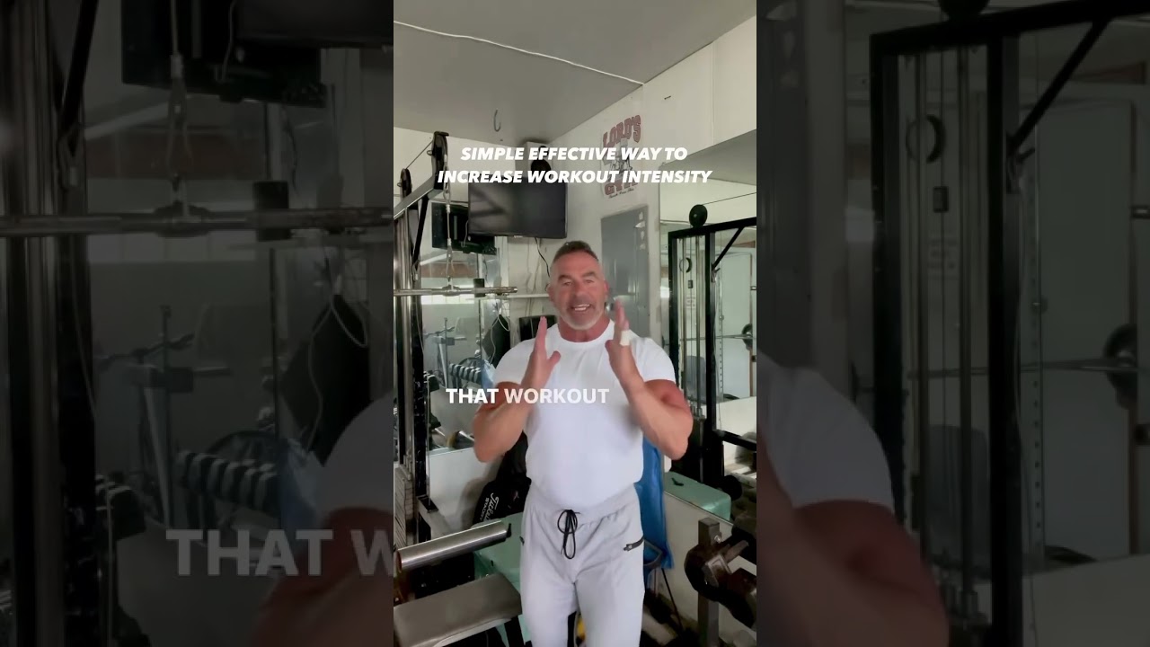 SIMPLE EFFECTIVE WAY TO INCREASE WORKOUT INTENSITY