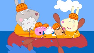 Peppa Pig in Hindi - Boat Race - नाव से रेस लगाना - हिंदी Kahaniya - Hindi Cartoons for Kids