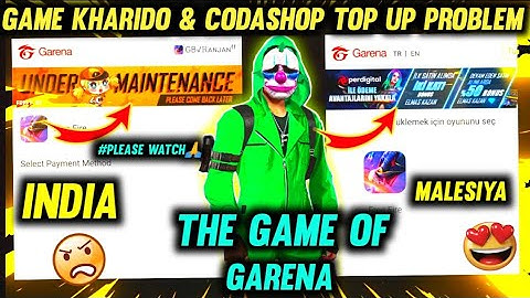 codashop & game kharido top-up problem || how to fix game kharido top-up problem free fire