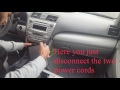 How To Take Out Aux Port Camry 2007-2011