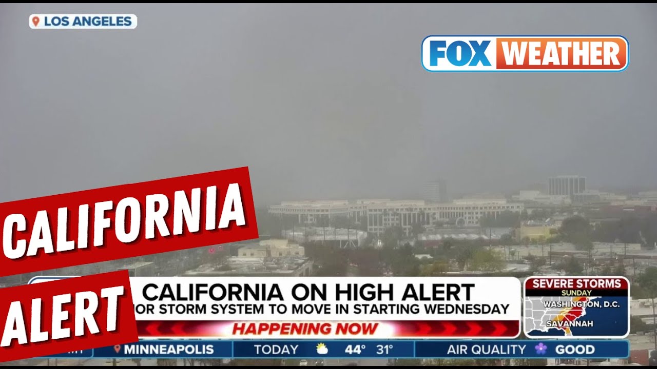 Southern California Braces For Impactful Storm System - YouTube