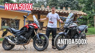 COMPARATIVO NOVA CB 500X 2023 vs CB 500X ANTIGA: TUDO QUE MUDOU NA CB 500X!