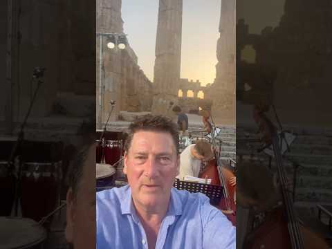 Performing at Selinunte in Sicily was a truly magnificent experience. Just incredible! Love, Tone xx