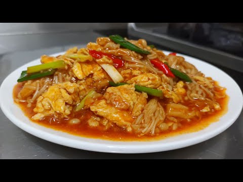 Resep Jamur Enoki Telur Goreng Resep
