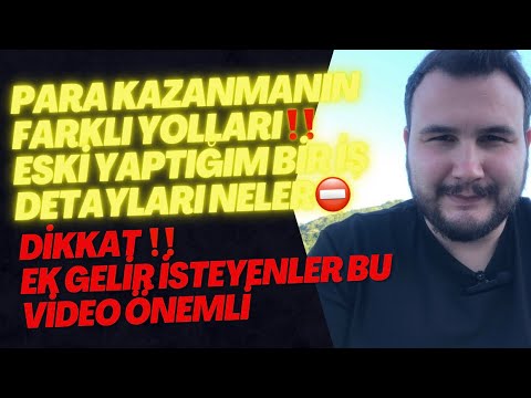 Ek Gelir İsteyenler Bu Video İzlemeli‼️Fırsatlar Nerede?Para Kazanmanın Farklı Yolları Neler⛔️