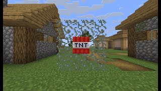 🔴Minecraft - TNT village live  #minecraft  #shorts