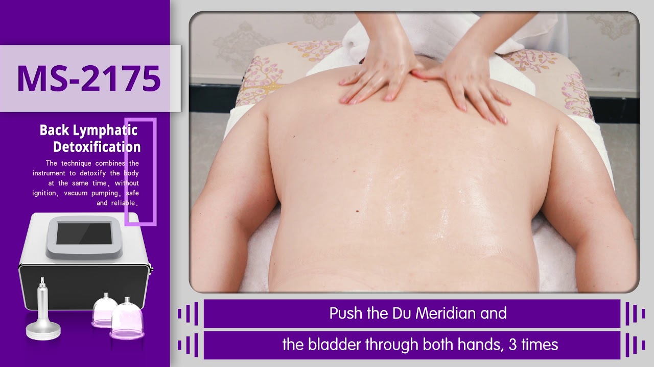 How to Do Lymphatic Drainage Massage by Vacuum Pressure Massager MYCHWAY MS-2175