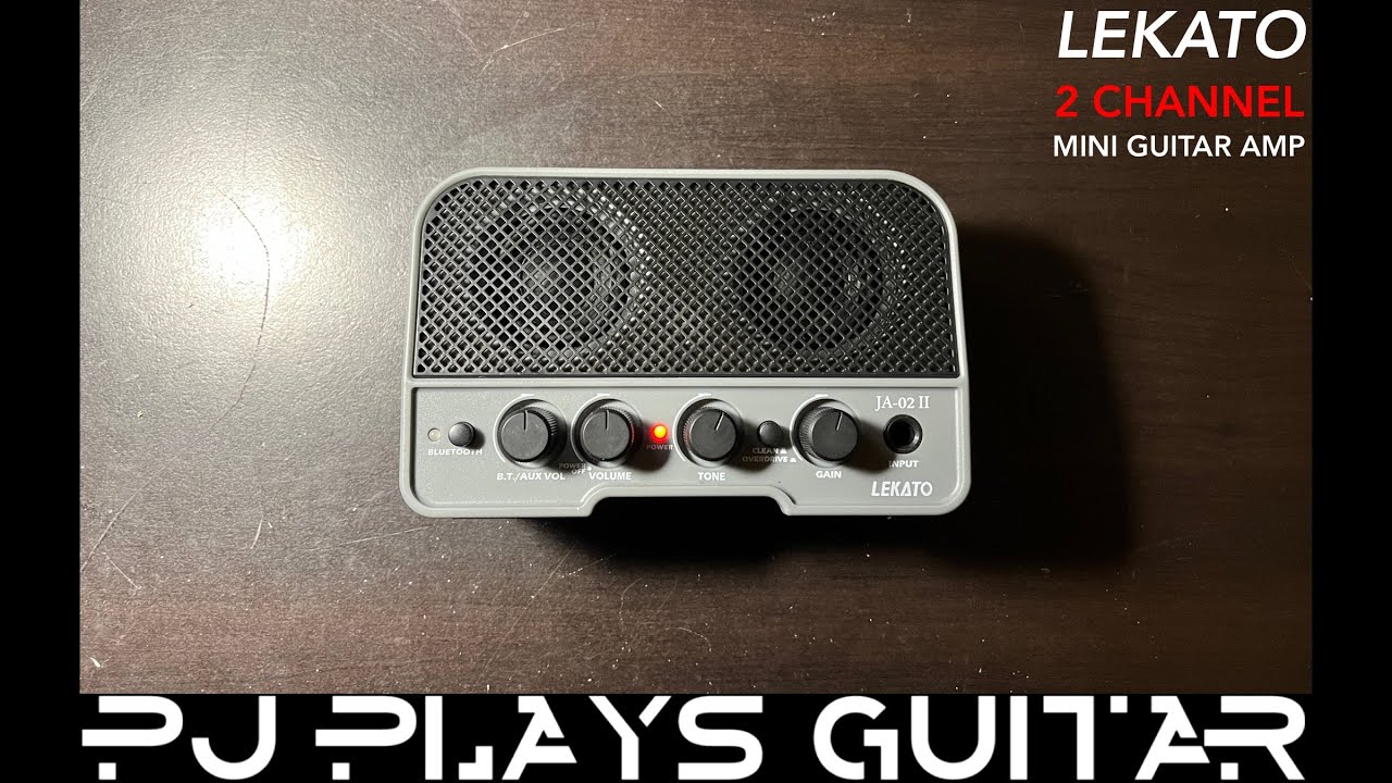 Lekato JA-02 2-Channel Mini Guitar Amp Demo and Review - YouTube