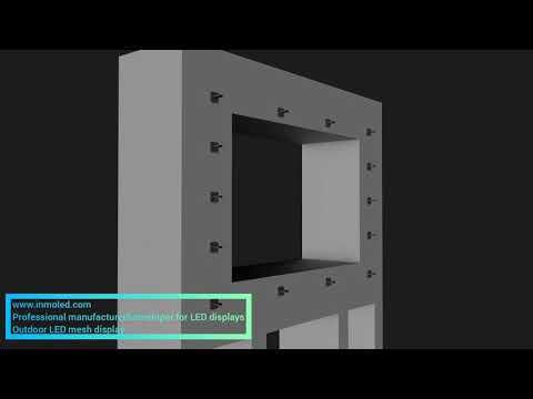 Outdoor LED transparent display Installation Guide | INMO TECHNOLOGY LIMITED