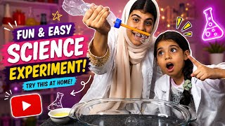 Try at home!!! GIANT Bubbles Using a Plastic Bottle!