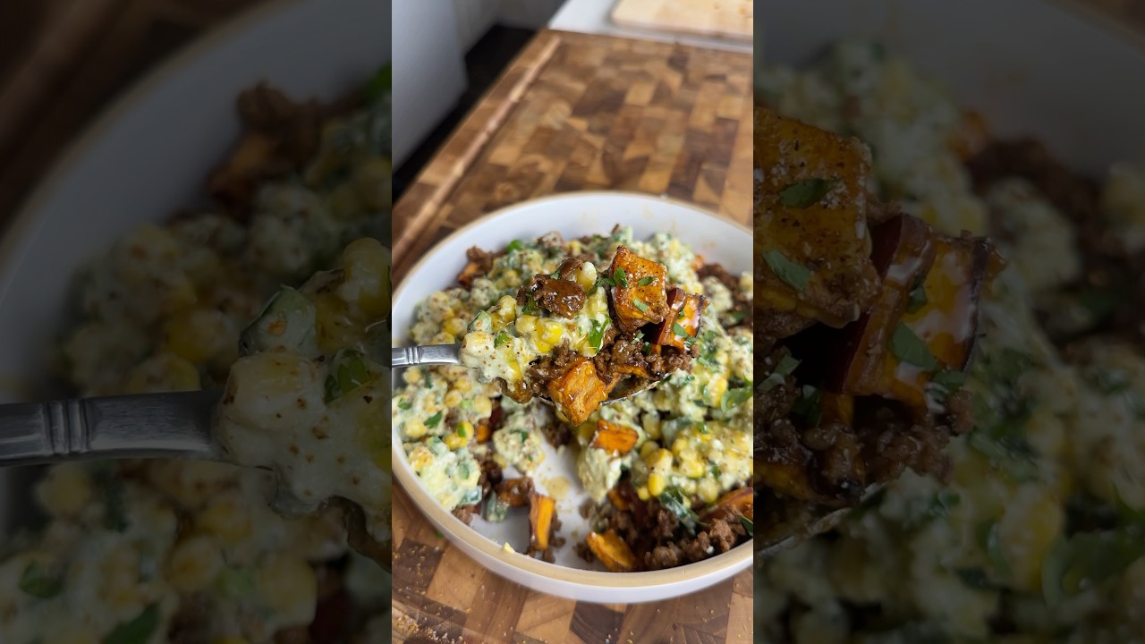 The VIRAL Hot Honey Elote Taco Bowl 🤯