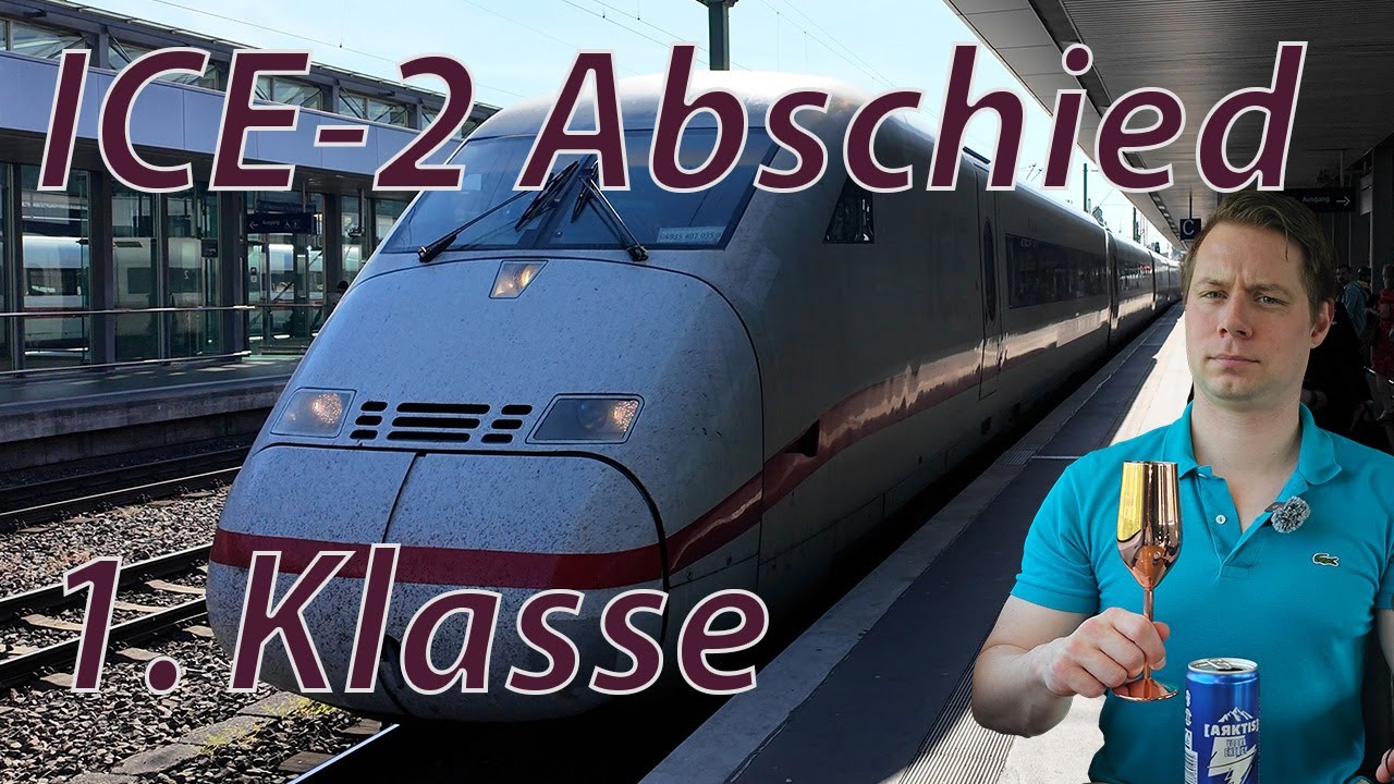 Mein ICE-2 1.-Klasse Abschied nach Hamburg Hbf + Travemünde Strand