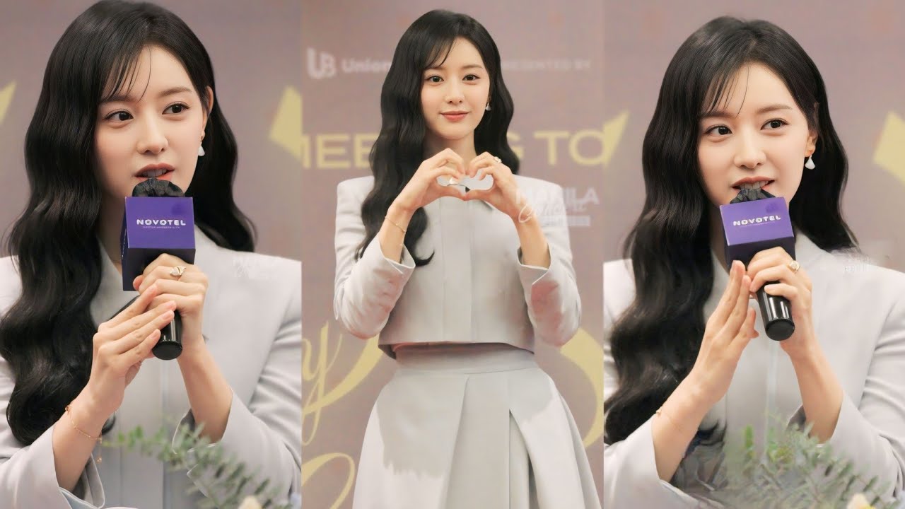 김지원 필리핀 팬미팅 기자 간담회 Kim ji won press conference For be My one Fanmeeting in Manila Philippines 240803