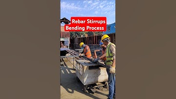 Rebar Stirrups Bending Process #construction #civilengineering #foryou