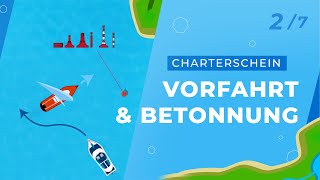 Charterschein  Teil 2/7 'Vorfahrt & Betonnung'  Backbord & Steuerbord verstehen im Bootsurlaub