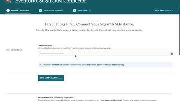 EventBrite Sugar Connector Demo