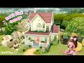 I tried to build a Pink Cottage from Pinterest in The Sims 4 - Speedbuild | No CC 🌷🌸