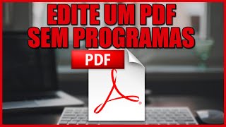 COMO EDITAR UM ARQUIVO PDF SEM PRECISAR BAIXAR NADA [TOTALMENTE GRÁTIS - 2023] screenshot 3