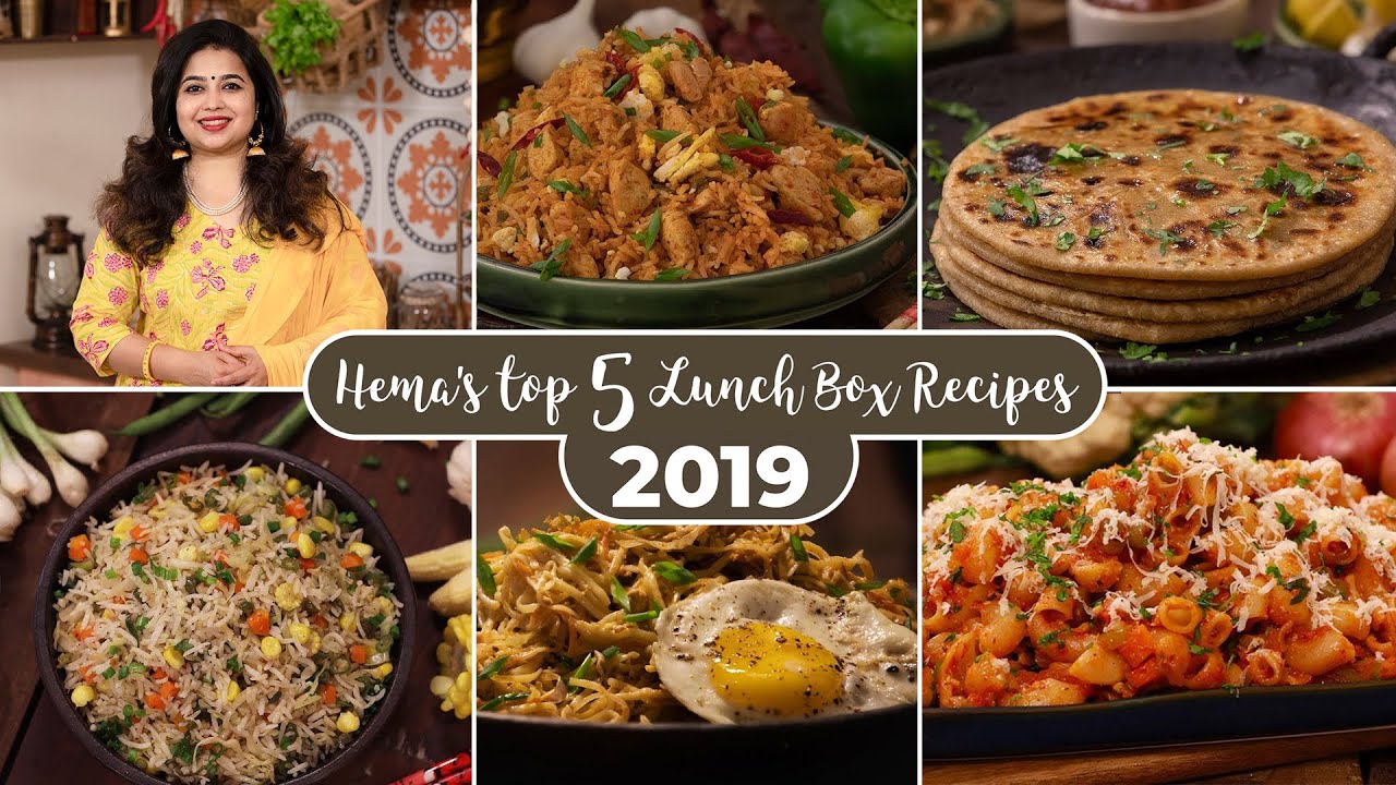 Hema's Top 5 Lunch Box Recipes of 2019