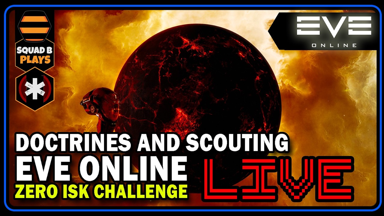EVE Online Hardmode: – LIVE 9:  Building Ships and Scout Training