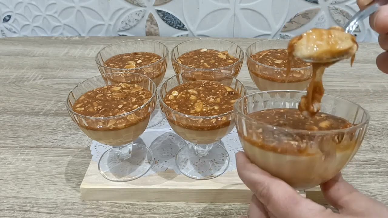 تحلية لذيذة و سهلة بمذاق السنيكرز الذي لا يقاوم👍🌙