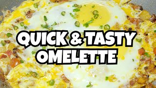 Easy Omelette Recipe |Simple Omelette Vs Afghani Omelette