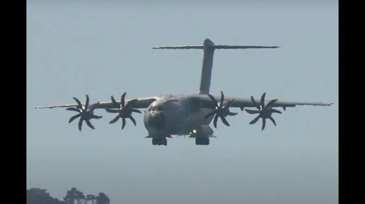 Luftwaffe A400s at Wellington airport live with Kev.