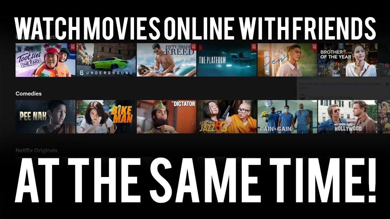 websites for watching movies with friends