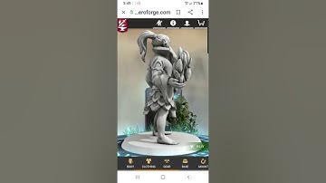 Making a Female Elf miniature on Hero Forge "Species list part 3"