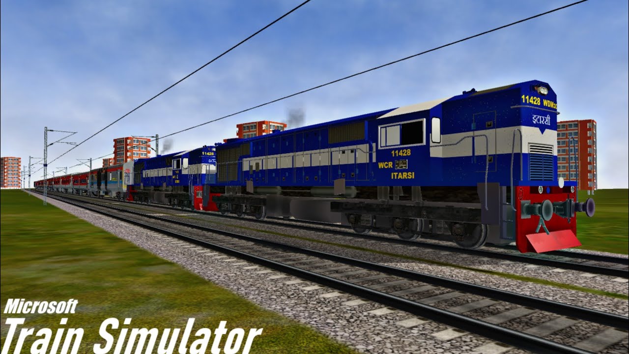 TWIN ITARSI WDM3D SHUNTING RAJDHANI EXPRESS | TRAIN SIMULATOR | MSTS |