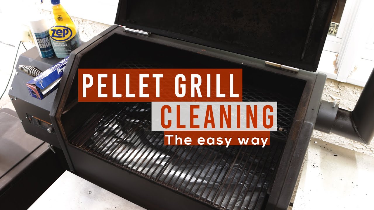 Cleaning a Pellet Grill Yoder YS640s YouTube