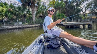 Mini Pontoon Boat Fishing in Tiny Lake | Pond Prowler by Greyson Roberts 1,199 views 2 months ago 16 minutes