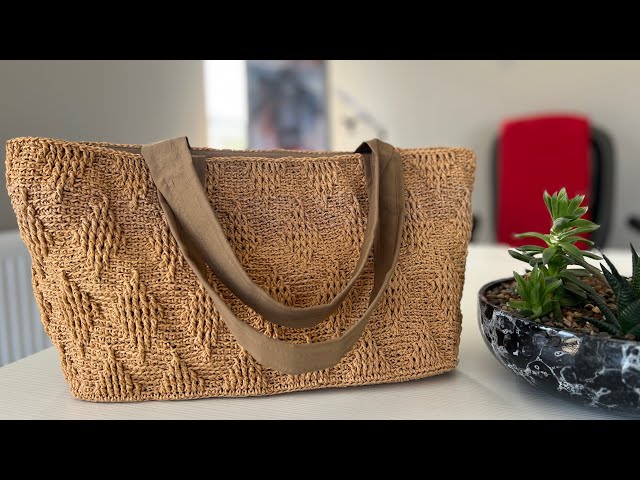 (Subtitle) Crochet 3D Shoulder Bag Pattern class=