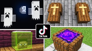 😱ЭТИ ПОСТРОЙКИ ИЗ ТИК ТОКА СЛОМАЮТ ВАШ МАЙНКРАФТ ХЭЛЛОУИН! СЛОМАННЫЙ MINECRAFT КРАФТИНГ ТРОЛЛИНГ