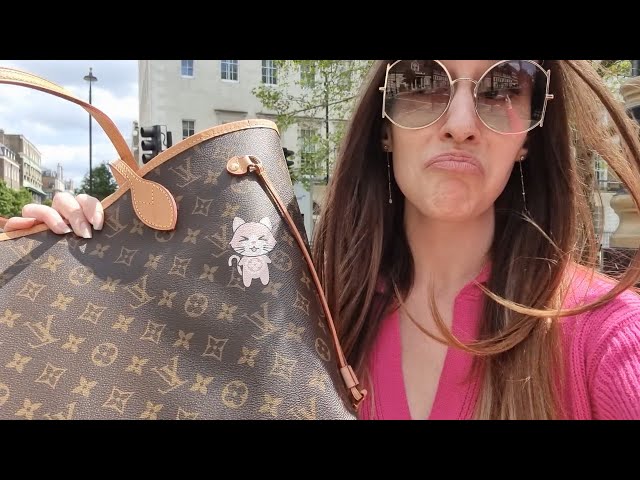 Pink Monogram V Neverfull MM