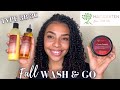 FALL WASH &amp; GO for MOISTURIZED NATURAL CURLS! HairGarten Product REVIEW + DEMO: LCO Method 3B/3C!