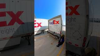 Typical day in the life of a fedex freight driver pt10 #fedex #trucking #short