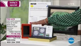 2021 MS70 ANACS FDOI LE 10,987 Silver Eagle Struck in 20...