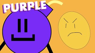 Bfdia 7 Bomby Became Purple And Yellow Face Hates It