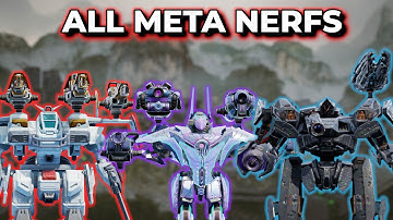 WR - All Meta Nerfs Coming In Update 11.6 | War Robots