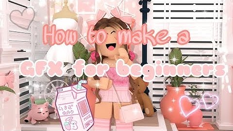 How to make a GFX for beginners (Blender 2.9)