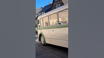 DDR Bus IFA h6 fährt los #oldtimer #ddralltag #automobile